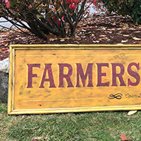 Jeffrey Dinardo | Farmers Market Sign