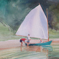Paula Piraino Grimes | Sailing from Ropes Beach