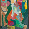 Karl Knaths (1891-1971) Flight from Egypt/ The Universe Maharishi | Oil on canvas