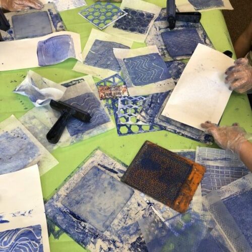 Monoprinting with Gelli Plates Workshop – Classes – Chesapeake Arts Center